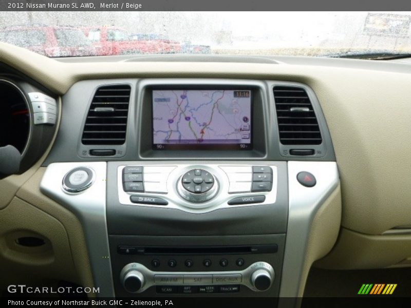Merlot / Beige 2012 Nissan Murano SL AWD