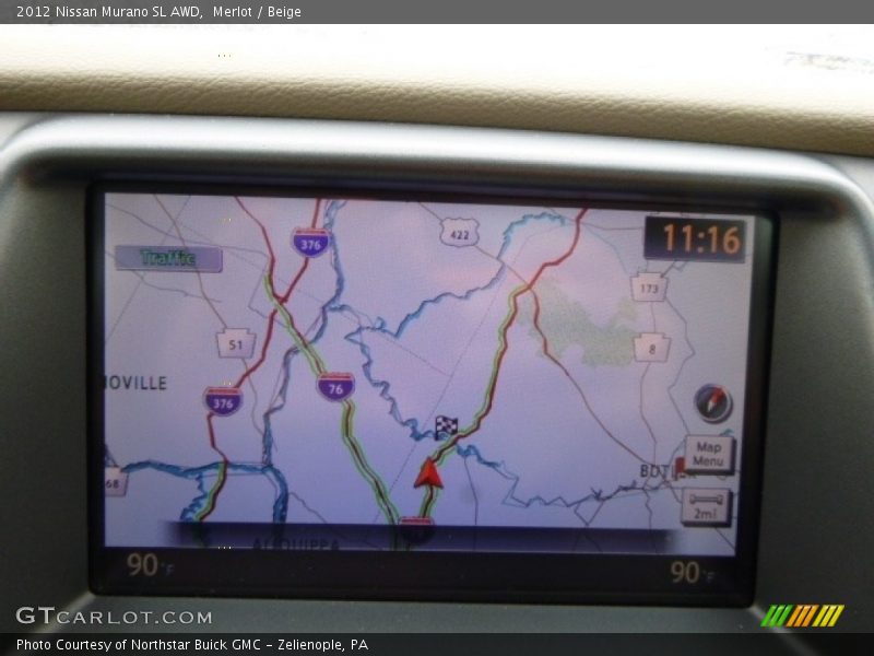 Merlot / Beige 2012 Nissan Murano SL AWD
