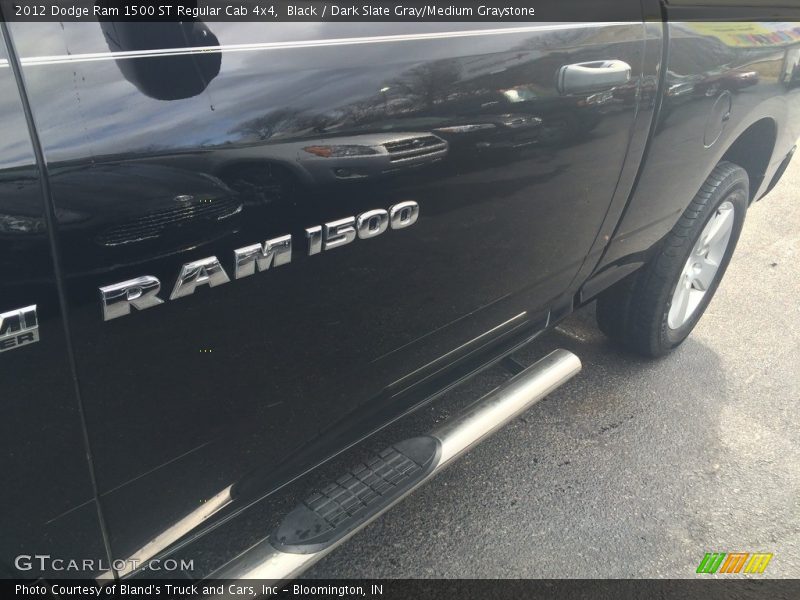 Black / Dark Slate Gray/Medium Graystone 2012 Dodge Ram 1500 ST Regular Cab 4x4