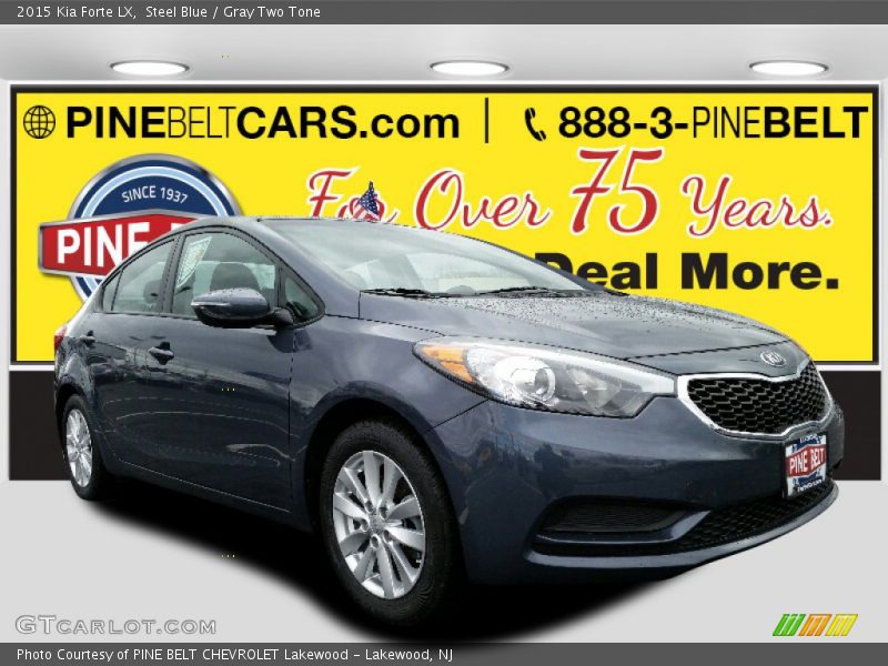 Steel Blue / Gray Two Tone 2015 Kia Forte LX