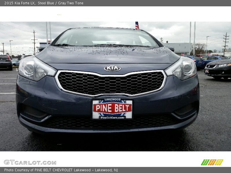 Steel Blue / Gray Two Tone 2015 Kia Forte LX