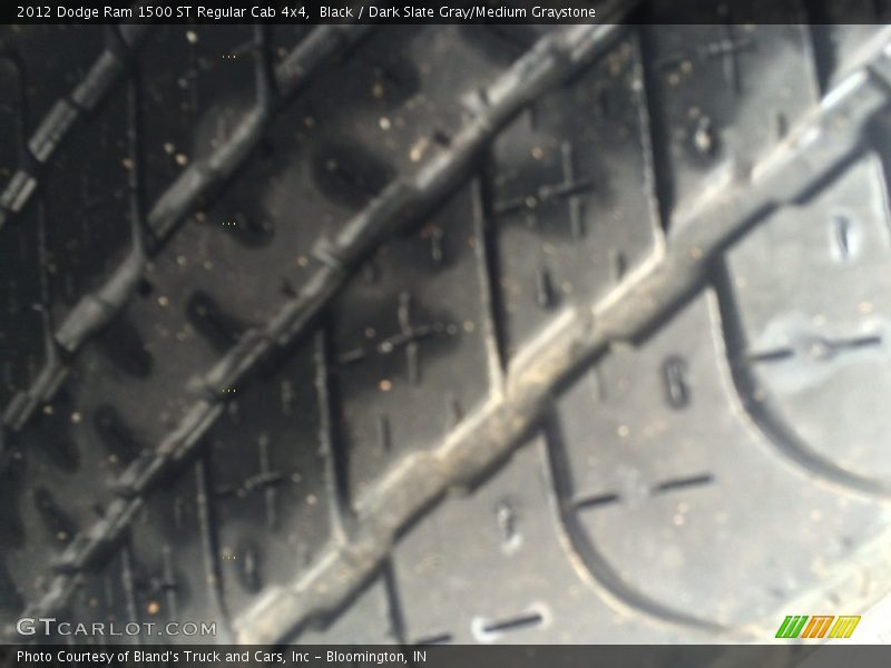 Black / Dark Slate Gray/Medium Graystone 2012 Dodge Ram 1500 ST Regular Cab 4x4