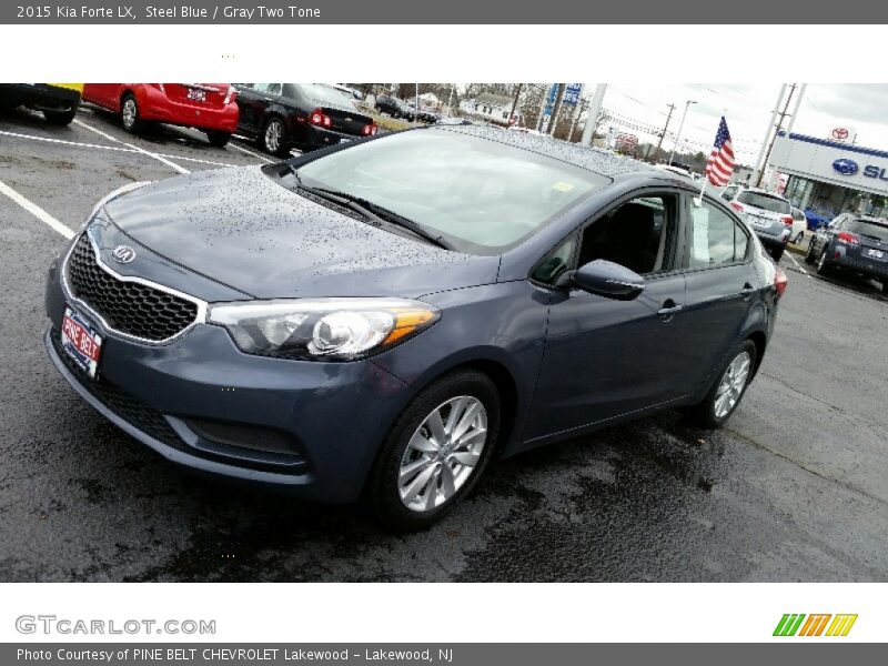 Steel Blue / Gray Two Tone 2015 Kia Forte LX