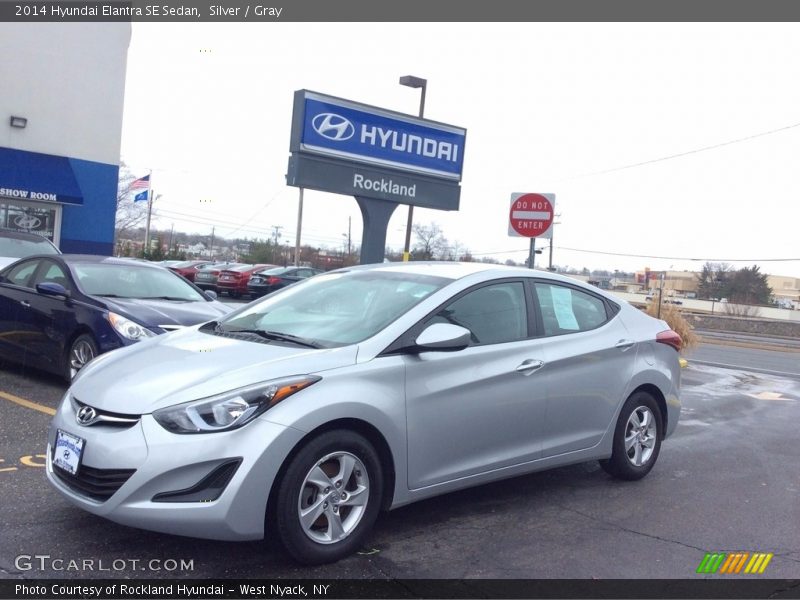 Silver / Gray 2014 Hyundai Elantra SE Sedan