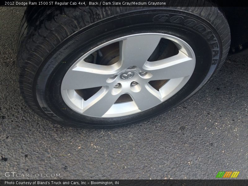 Black / Dark Slate Gray/Medium Graystone 2012 Dodge Ram 1500 ST Regular Cab 4x4