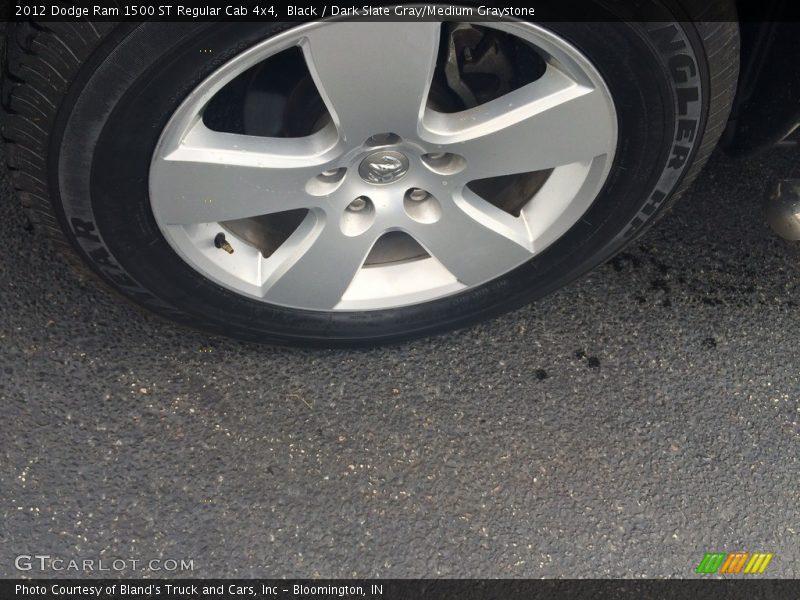 Black / Dark Slate Gray/Medium Graystone 2012 Dodge Ram 1500 ST Regular Cab 4x4