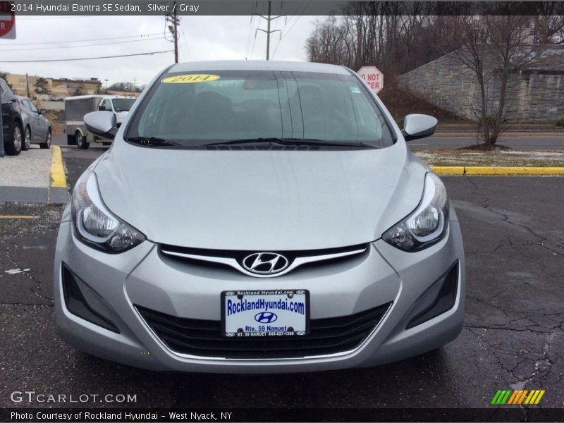 Silver / Gray 2014 Hyundai Elantra SE Sedan