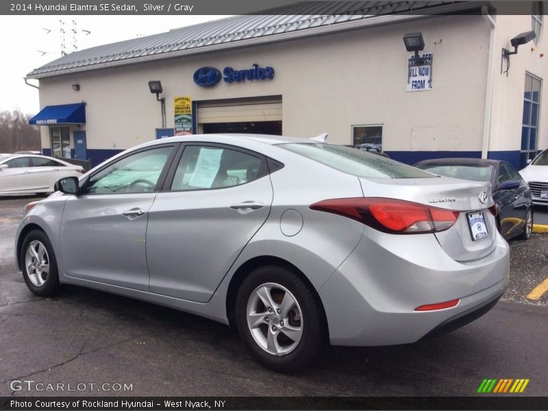 Silver / Gray 2014 Hyundai Elantra SE Sedan