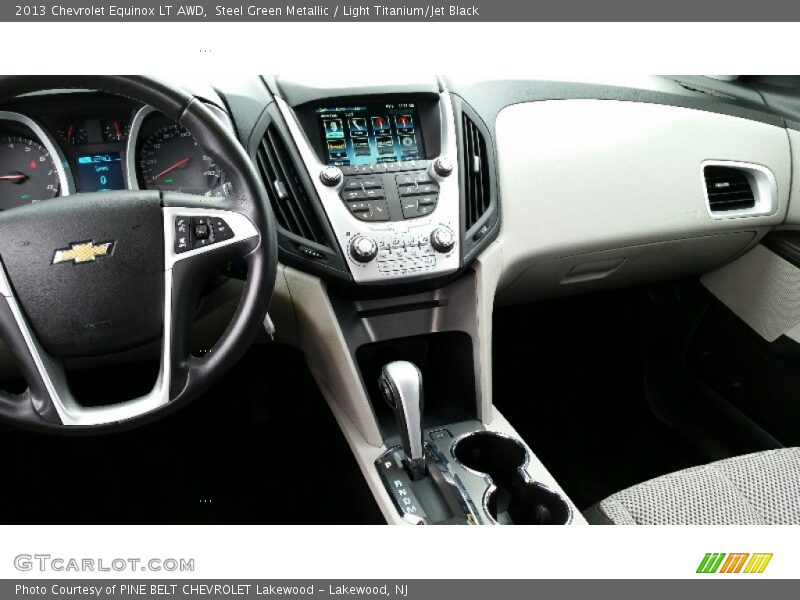 Steel Green Metallic / Light Titanium/Jet Black 2013 Chevrolet Equinox LT AWD