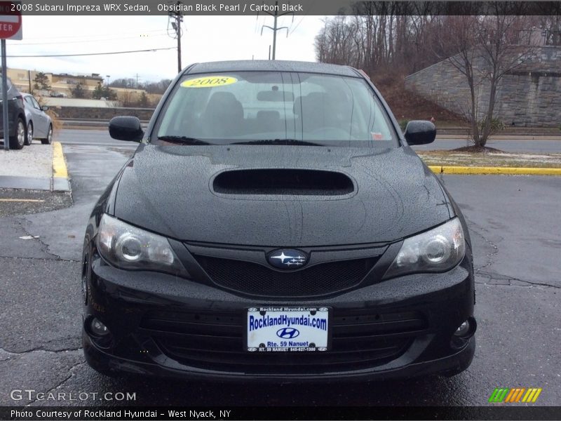 Obsidian Black Pearl / Carbon Black 2008 Subaru Impreza WRX Sedan