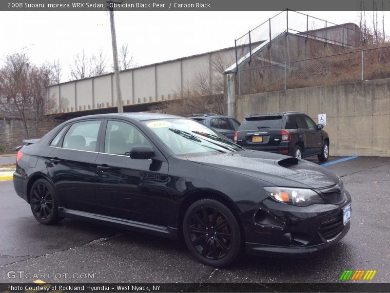 Obsidian Black Pearl / Carbon Black 2008 Subaru Impreza WRX Sedan
