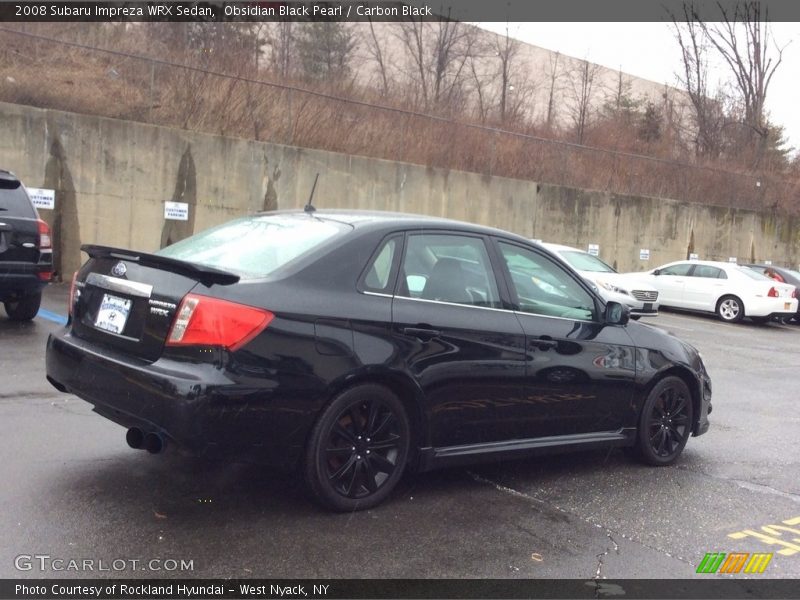 Obsidian Black Pearl / Carbon Black 2008 Subaru Impreza WRX Sedan