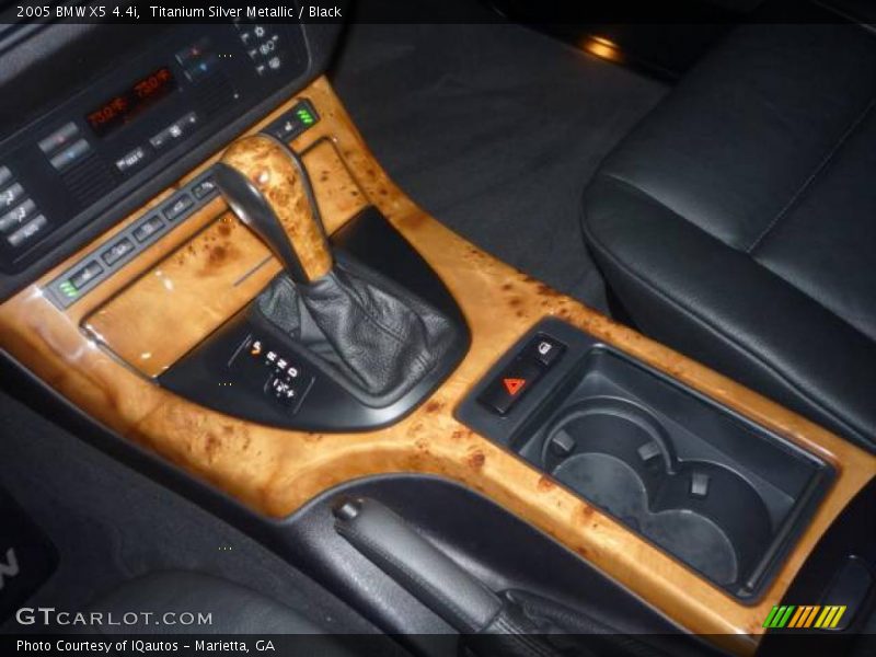 Titanium Silver Metallic / Black 2005 BMW X5 4.4i