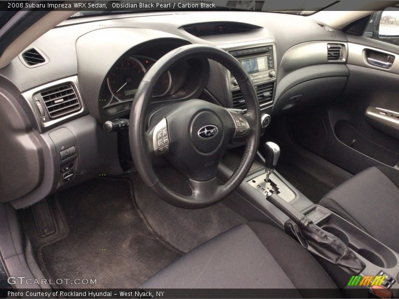 Obsidian Black Pearl / Carbon Black 2008 Subaru Impreza WRX Sedan
