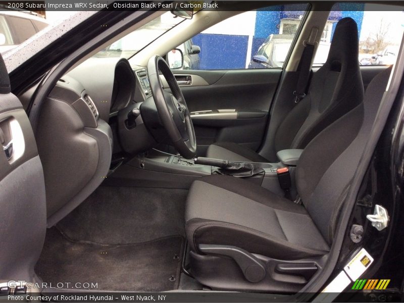 Obsidian Black Pearl / Carbon Black 2008 Subaru Impreza WRX Sedan