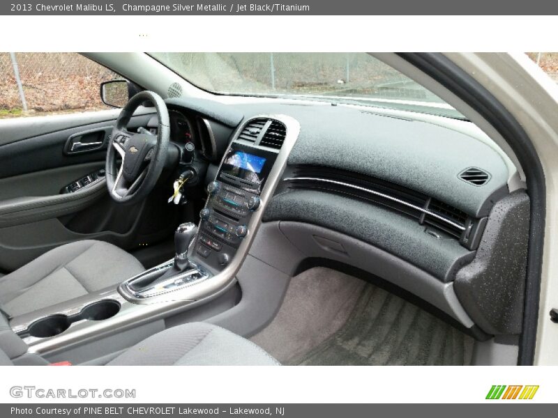 Champagne Silver Metallic / Jet Black/Titanium 2013 Chevrolet Malibu LS
