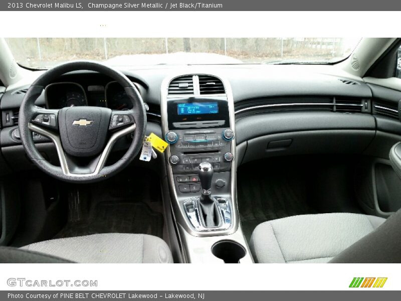 Champagne Silver Metallic / Jet Black/Titanium 2013 Chevrolet Malibu LS