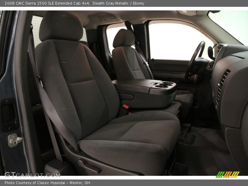Stealth Gray Metallic / Ebony 2008 GMC Sierra 1500 SLE Extended Cab 4x4