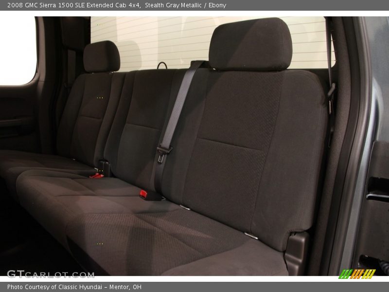 Stealth Gray Metallic / Ebony 2008 GMC Sierra 1500 SLE Extended Cab 4x4