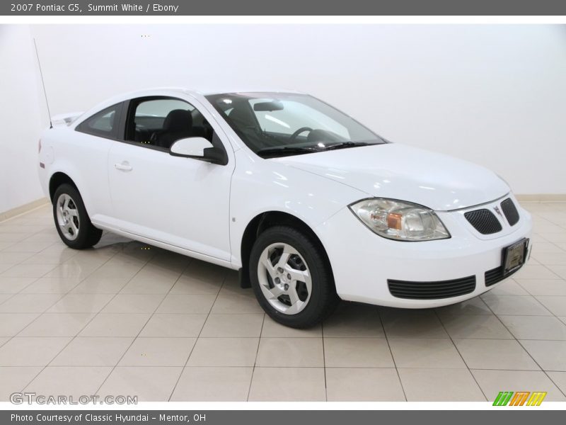 Summit White / Ebony 2007 Pontiac G5