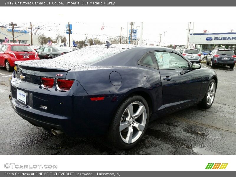 Imperial Blue Metallic / Gray 2012 Chevrolet Camaro LT Coupe
