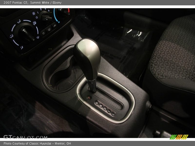 Summit White / Ebony 2007 Pontiac G5