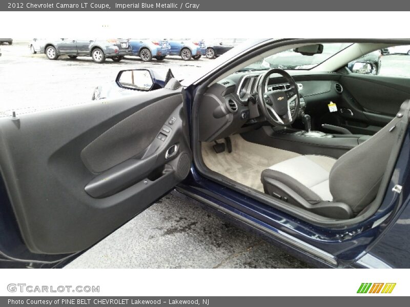 Imperial Blue Metallic / Gray 2012 Chevrolet Camaro LT Coupe