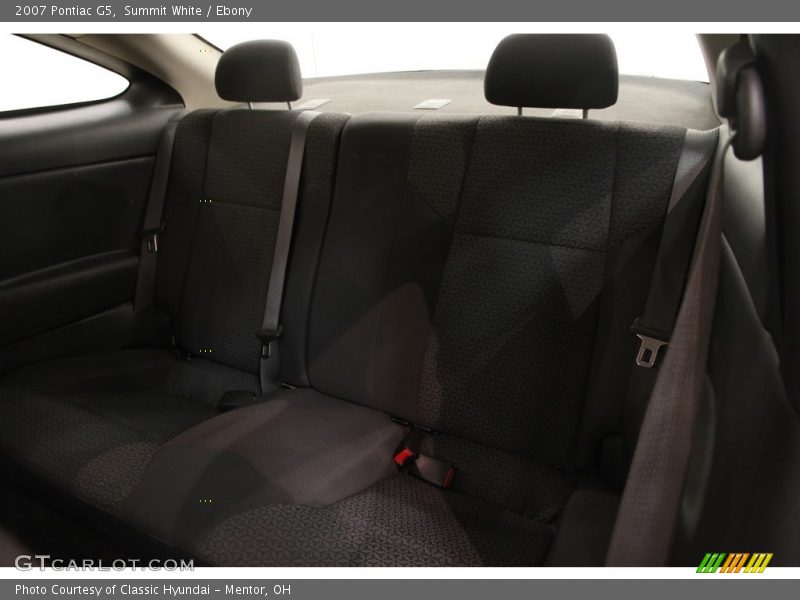 Summit White / Ebony 2007 Pontiac G5