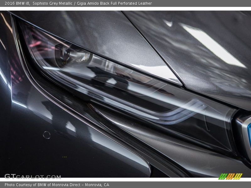 Sophisto Grey Metallic / Gigia Amido Black Full Perforated Leather 2016 BMW i8