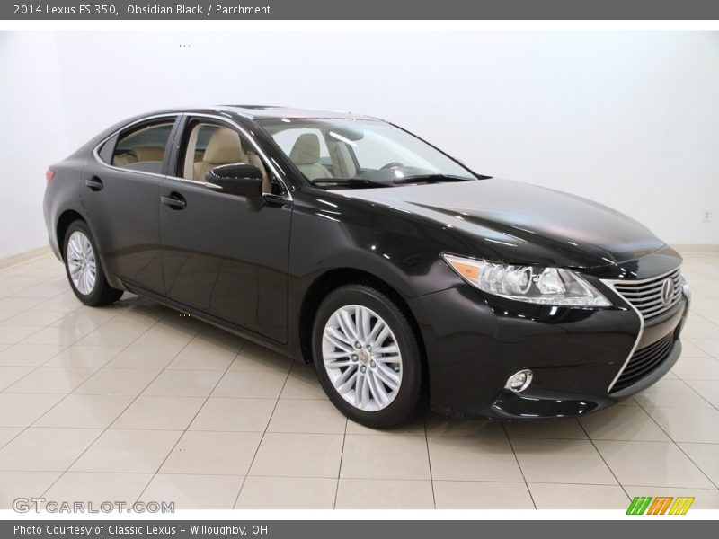 Obsidian Black / Parchment 2014 Lexus ES 350