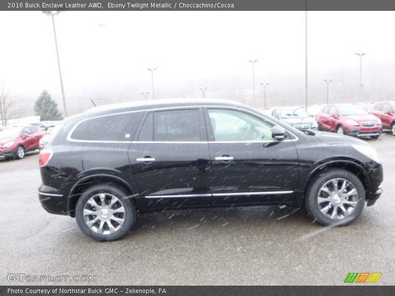 Ebony Twilight Metallic / Choccachino/Cocoa 2016 Buick Enclave Leather AWD