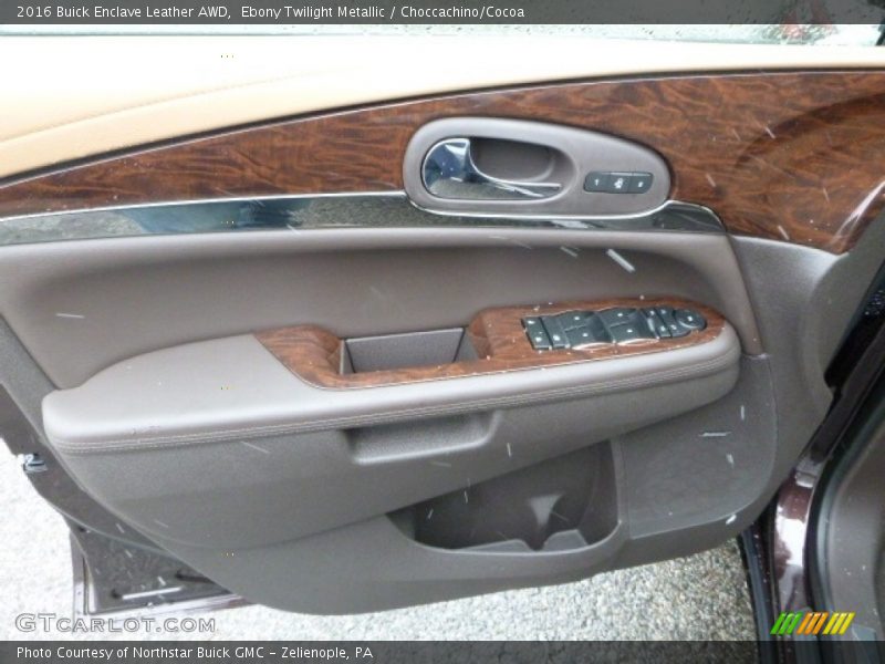 Ebony Twilight Metallic / Choccachino/Cocoa 2016 Buick Enclave Leather AWD