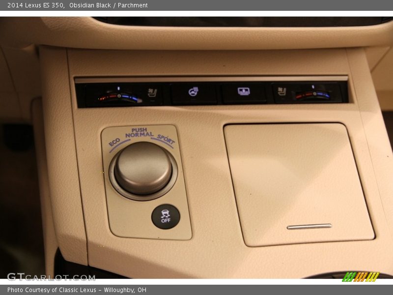 Obsidian Black / Parchment 2014 Lexus ES 350