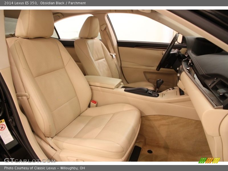 Obsidian Black / Parchment 2014 Lexus ES 350