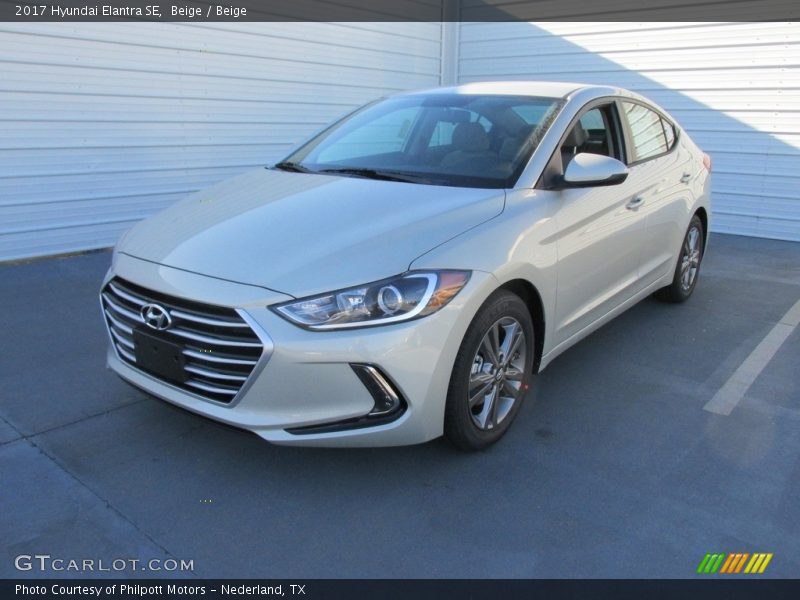 Beige / Beige 2017 Hyundai Elantra SE