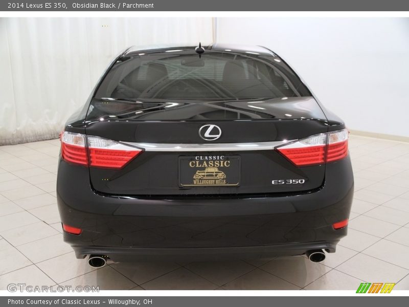 Obsidian Black / Parchment 2014 Lexus ES 350