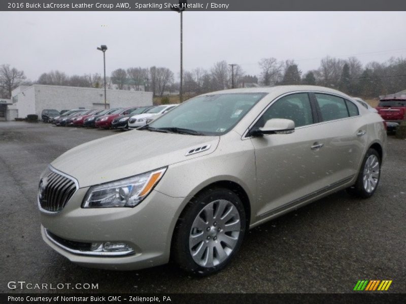 Sparkling Silver Metallic / Ebony 2016 Buick LaCrosse Leather Group AWD