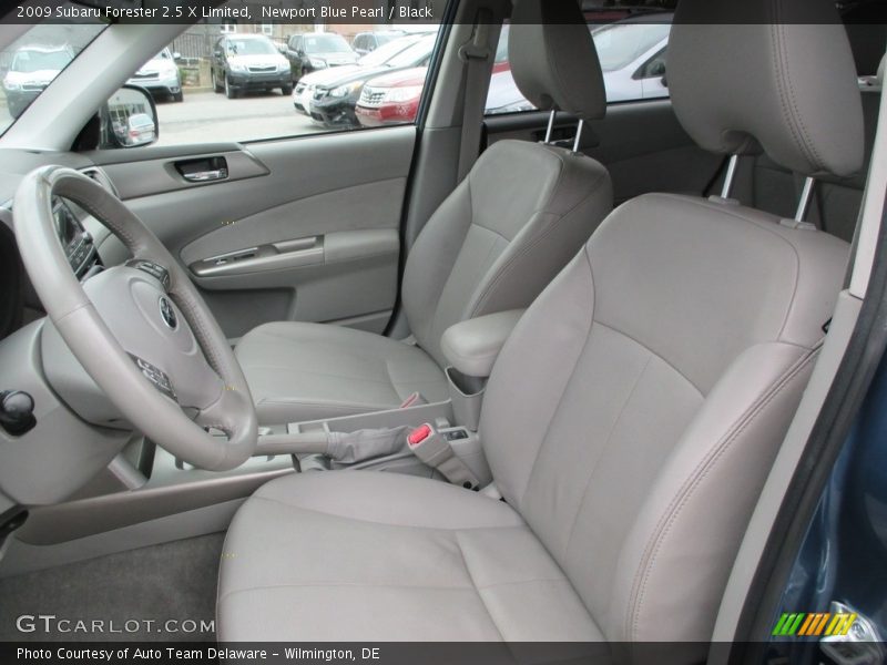 Newport Blue Pearl / Black 2009 Subaru Forester 2.5 X Limited