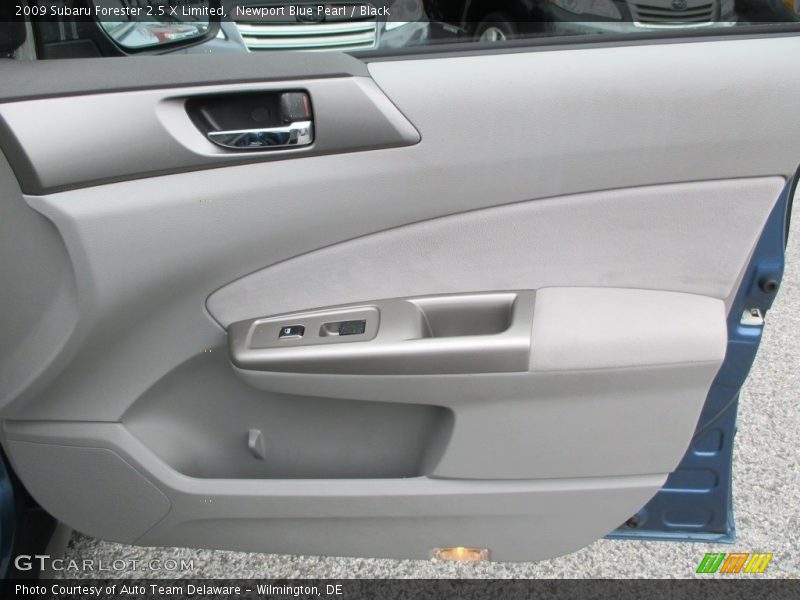 Newport Blue Pearl / Black 2009 Subaru Forester 2.5 X Limited