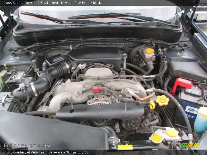 Newport Blue Pearl / Black 2009 Subaru Forester 2.5 X Limited