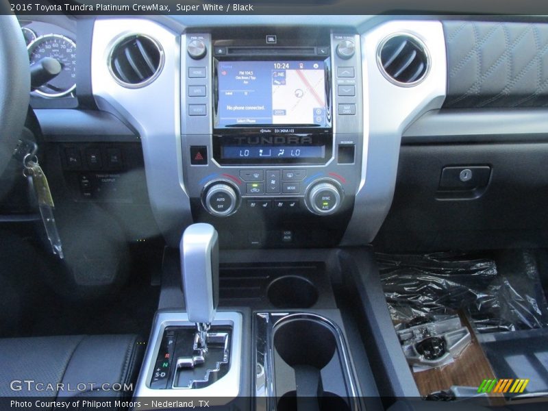 Super White / Black 2016 Toyota Tundra Platinum CrewMax
