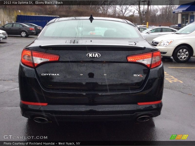 Ebony Black / Black 2013 Kia Optima SX