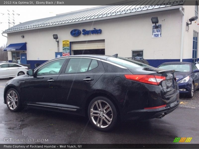 Ebony Black / Black 2013 Kia Optima SX