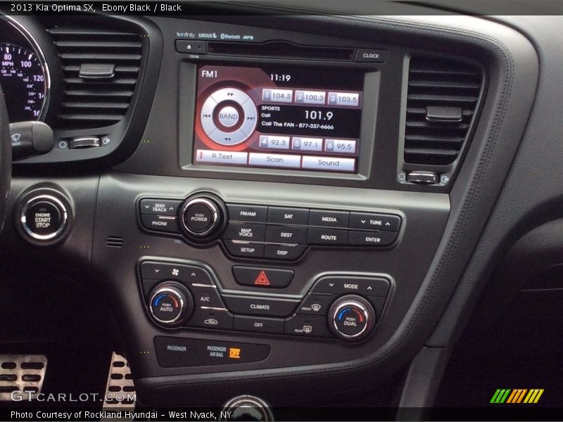 Ebony Black / Black 2013 Kia Optima SX