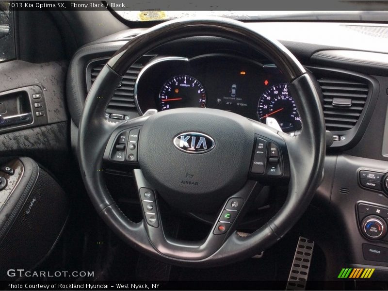 Ebony Black / Black 2013 Kia Optima SX