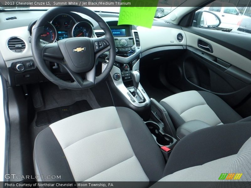 Summit White / Jet Black/Medium Titanium 2013 Chevrolet Cruze LS