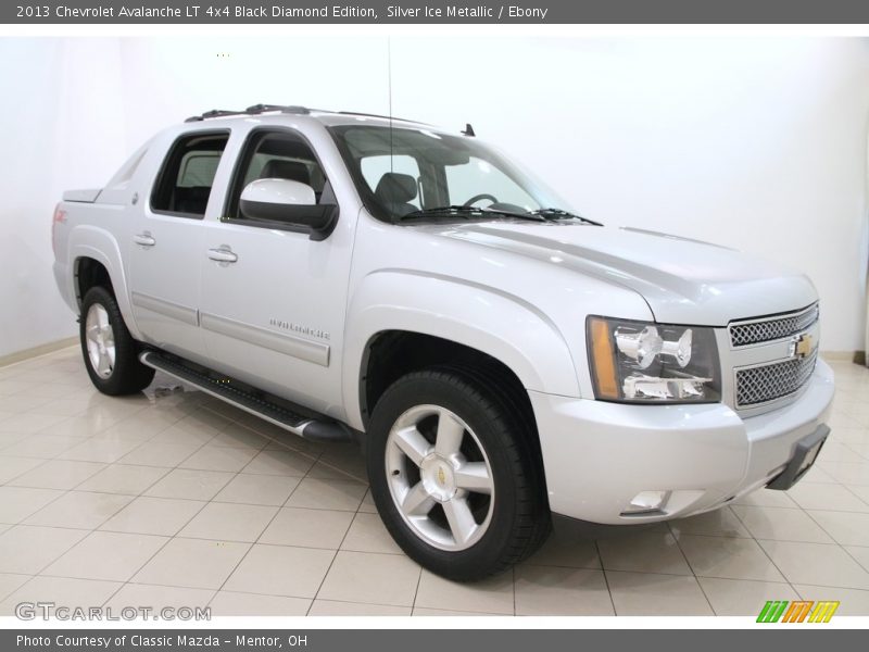 Silver Ice Metallic / Ebony 2013 Chevrolet Avalanche LT 4x4 Black Diamond Edition