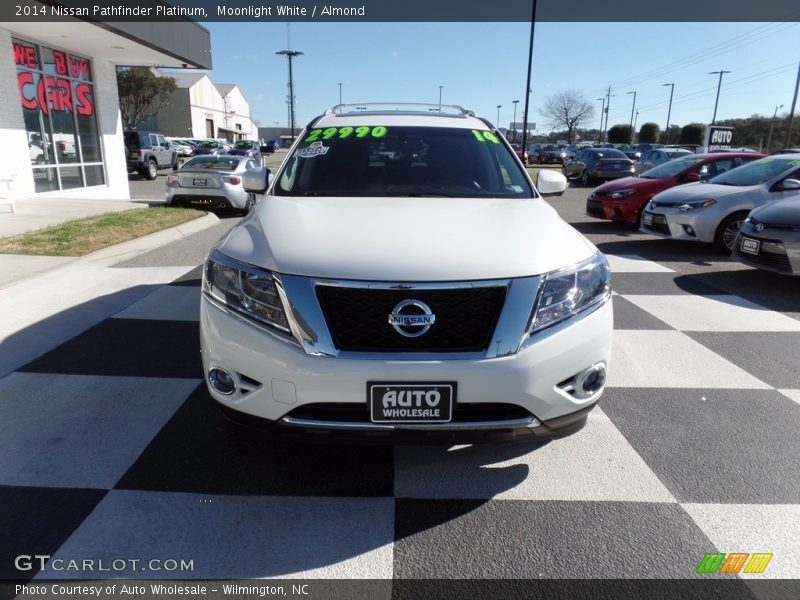 Moonlight White / Almond 2014 Nissan Pathfinder Platinum