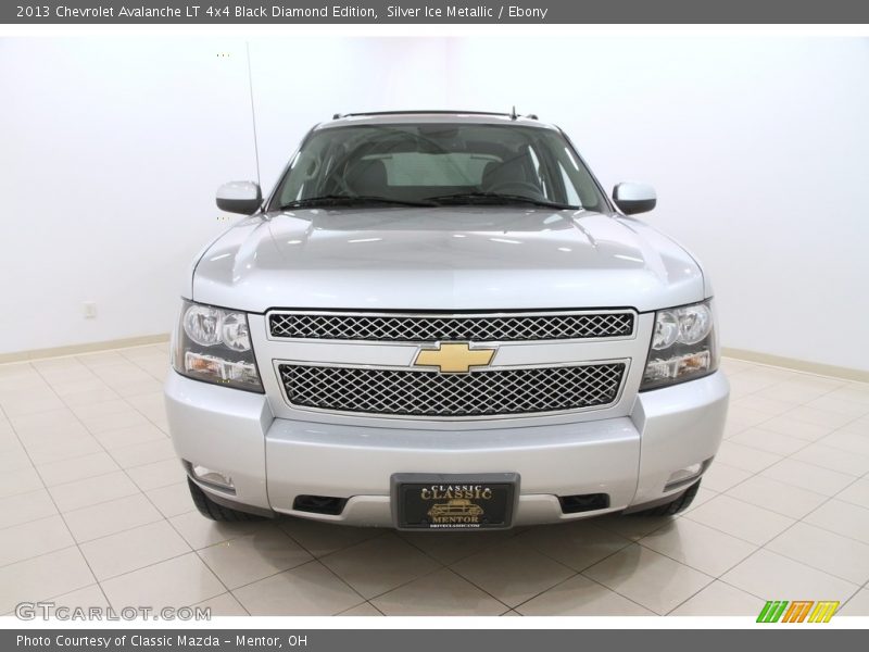 Silver Ice Metallic / Ebony 2013 Chevrolet Avalanche LT 4x4 Black Diamond Edition