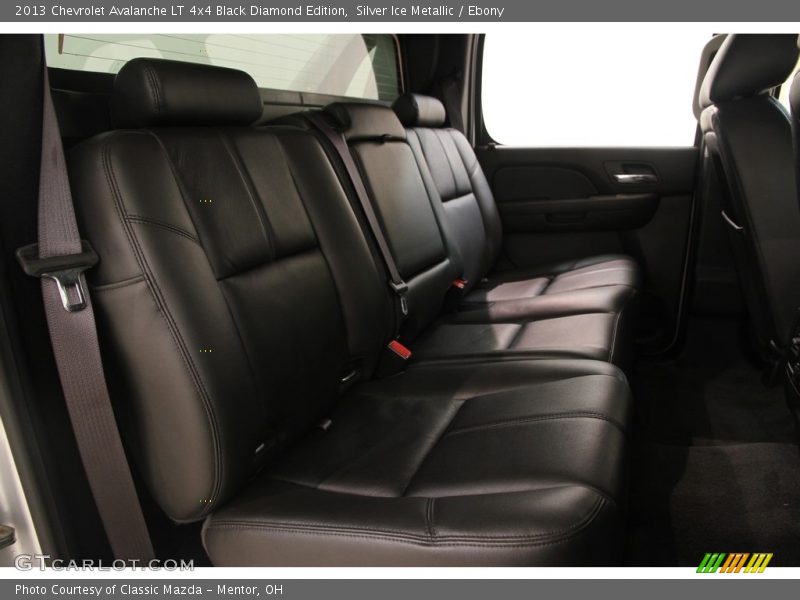 Silver Ice Metallic / Ebony 2013 Chevrolet Avalanche LT 4x4 Black Diamond Edition